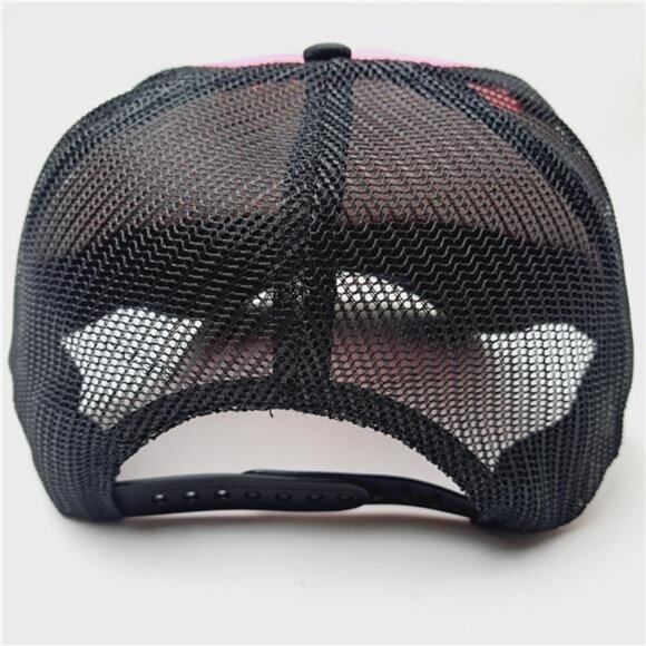 Riders Only Female Barrel Racing Hat Cap Vintage Foam Trucker Mesh Cowgirl Pink - Picture 5 of 5